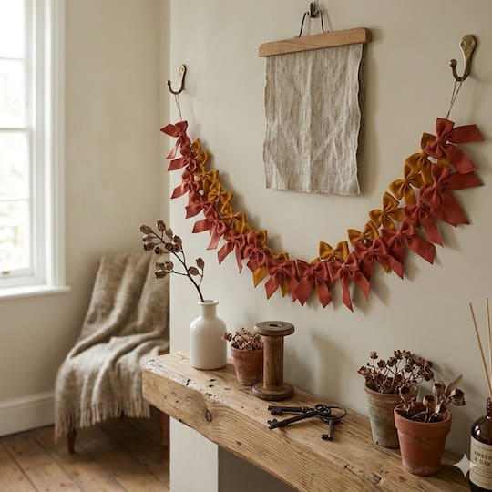 6ft. Double Layer Bow Garland by Ashland®